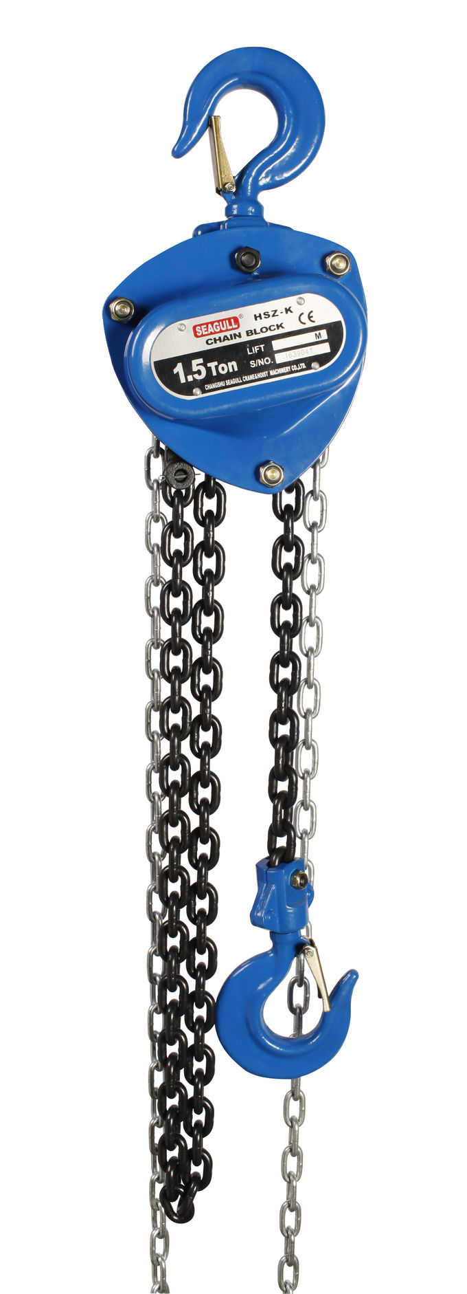 1.5 Ton Manual Lifting Equipment Hand Chain Block For Construction