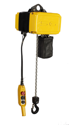 เครื่องยกเครื่องยนต์เร่งเดียว เครื่องยกโซ่ไฟฟ้า IP54 -20C- 40C อุณหภูมิ